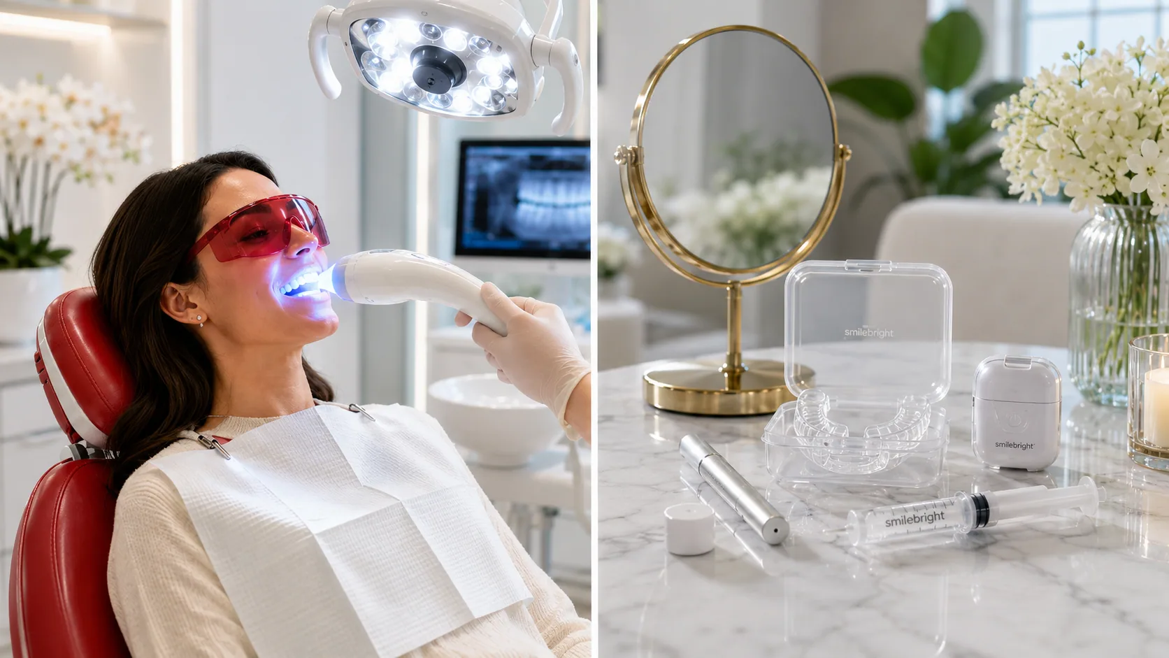 Professional teeth whitening treatment at WhiteLine Dental Clinic Al Rigga, Dubai – WhiteLine Dental Clinic Al Rigga